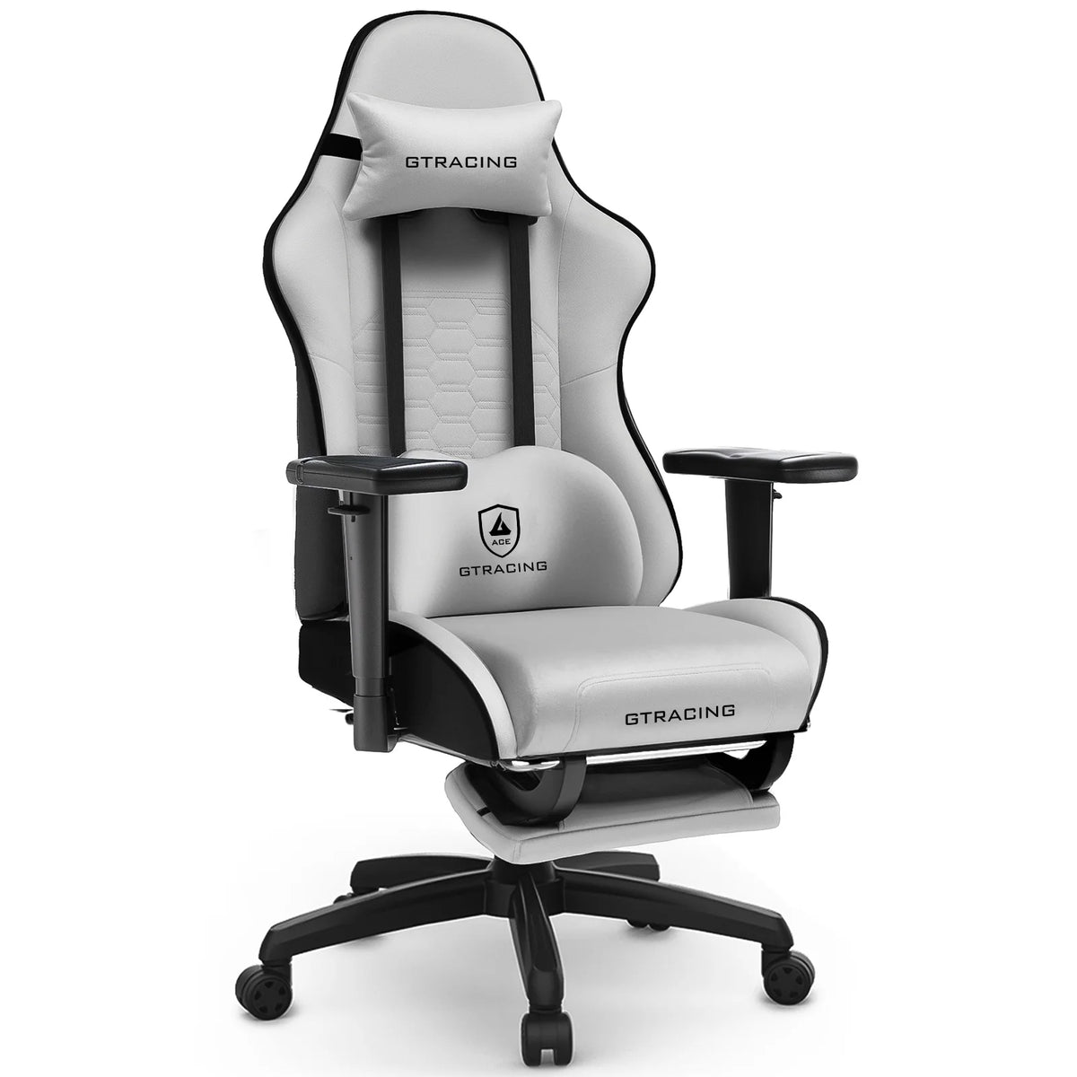 【美品】【概要欄必読】ゲーミングチェア　GT RACING フットレスト シリーズ // GT907