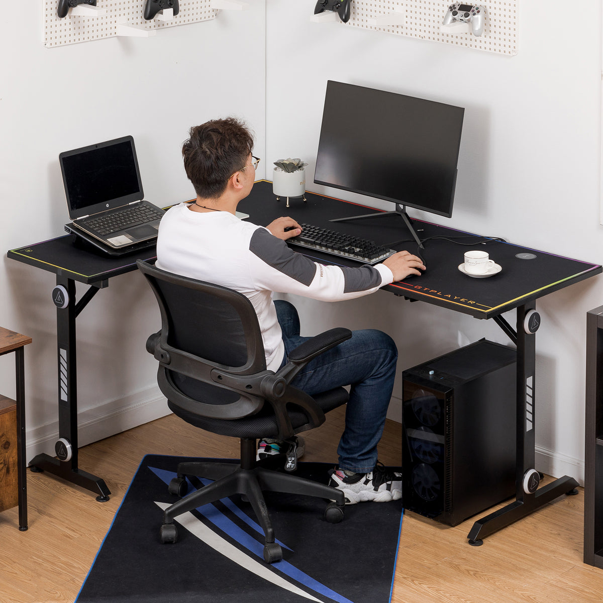 ゲーミングデスク シリーズ L字デスク TB300