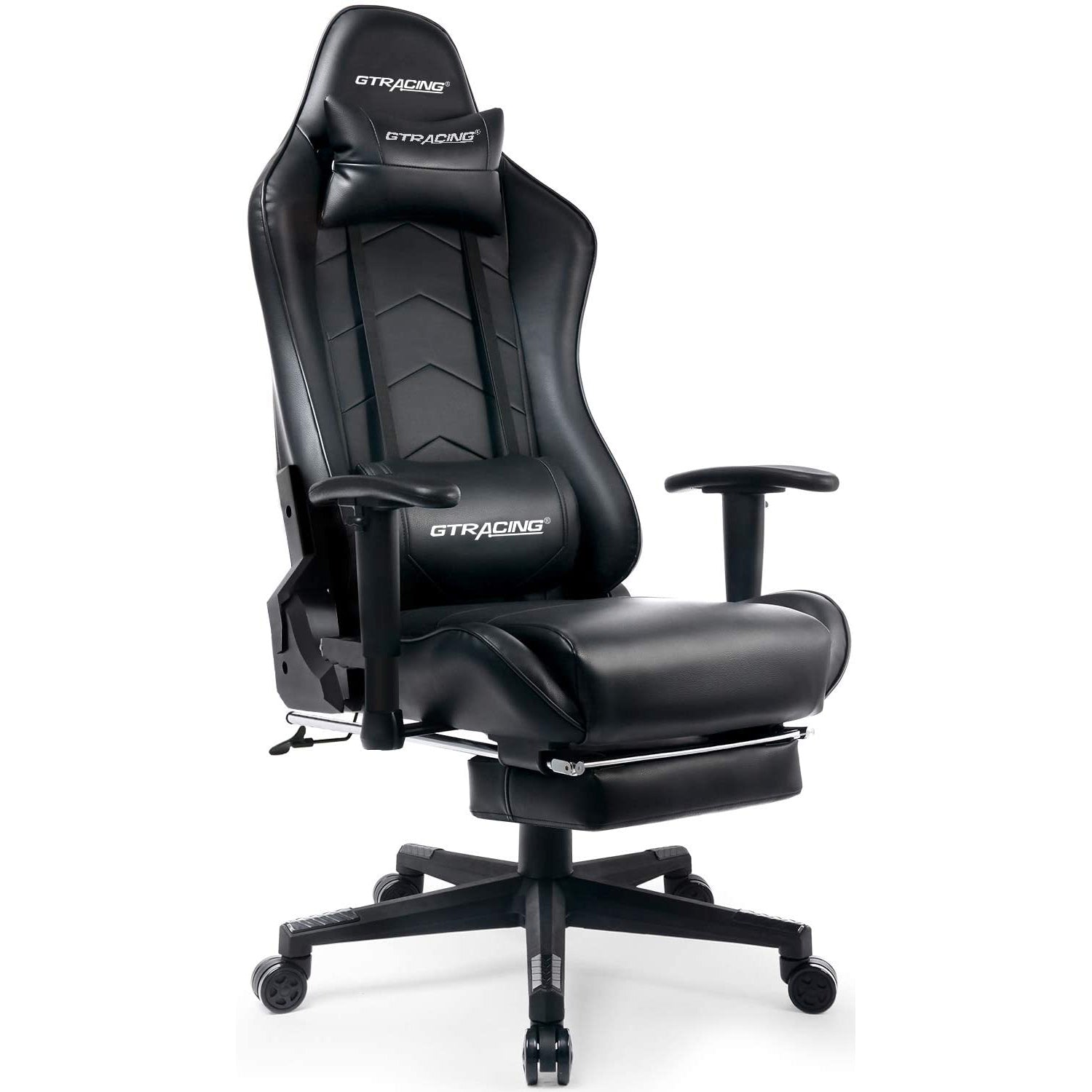 GT901-BLACK Gaming Chair with Footrest | GTRACING – GTRACING（ジー