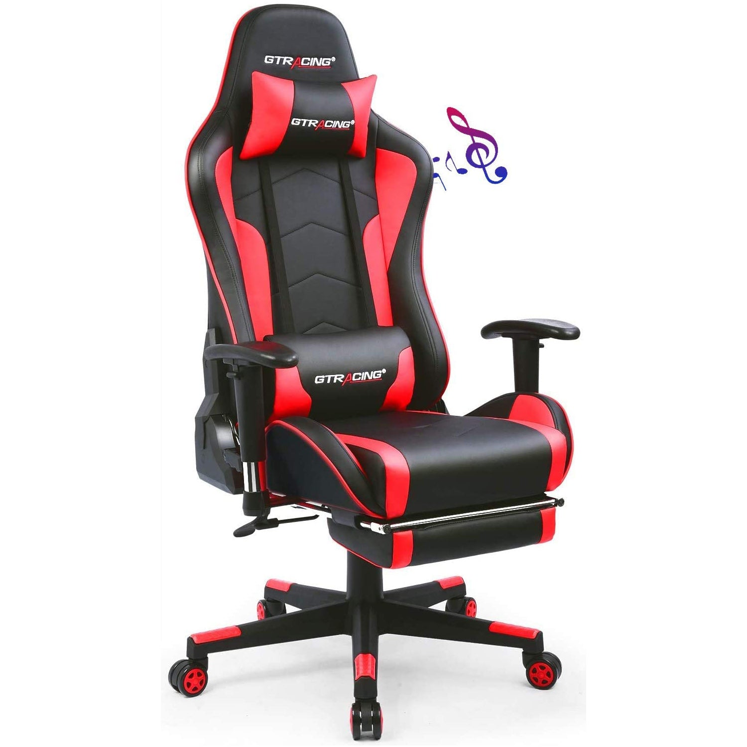 GT890MF-RED Gaming Chair with Speaker | GTRACING – GTRACING（ジー